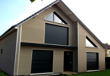 Фасады из ДПК примеры использования